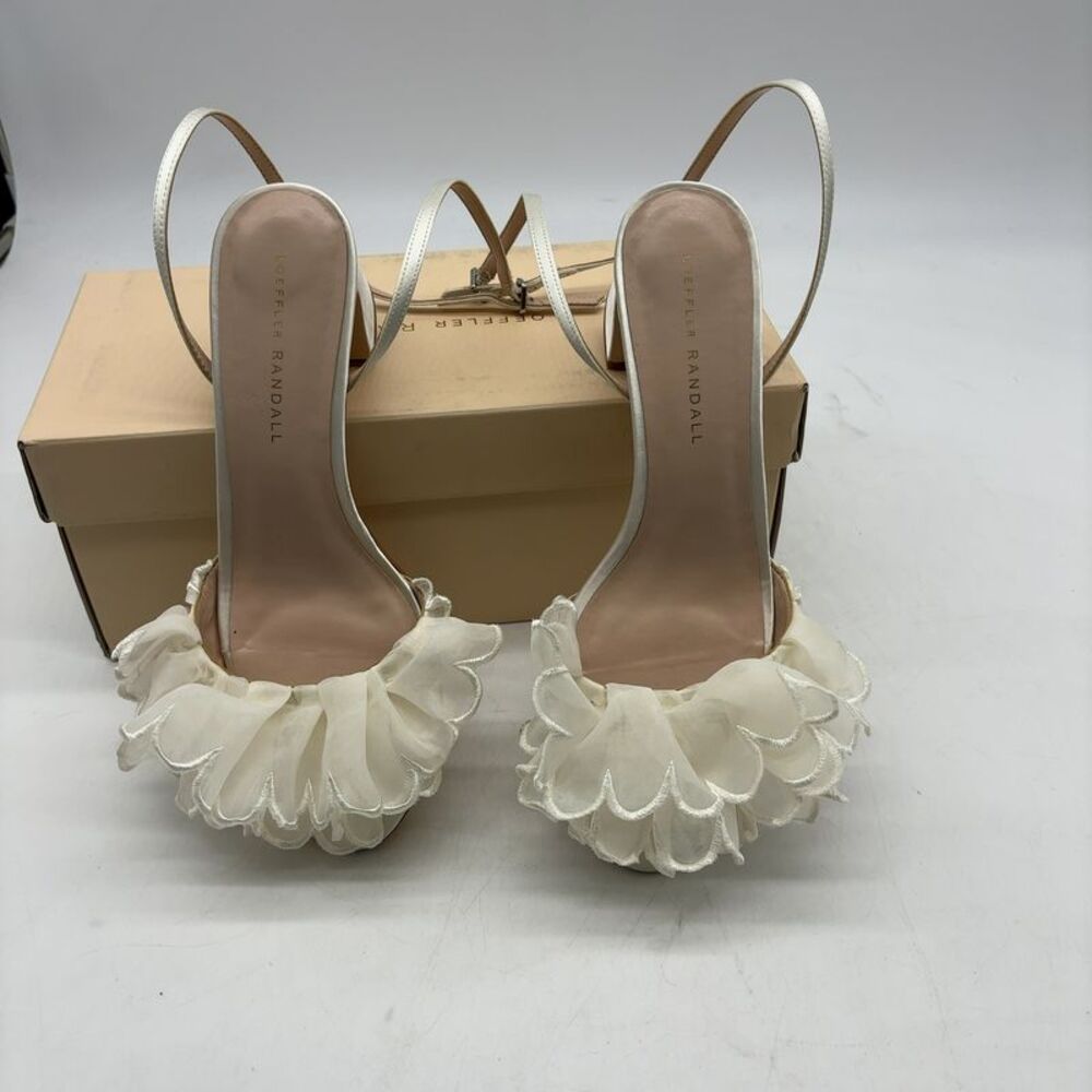 Loeffler Randall Aria Pearl Scalloped Sandals